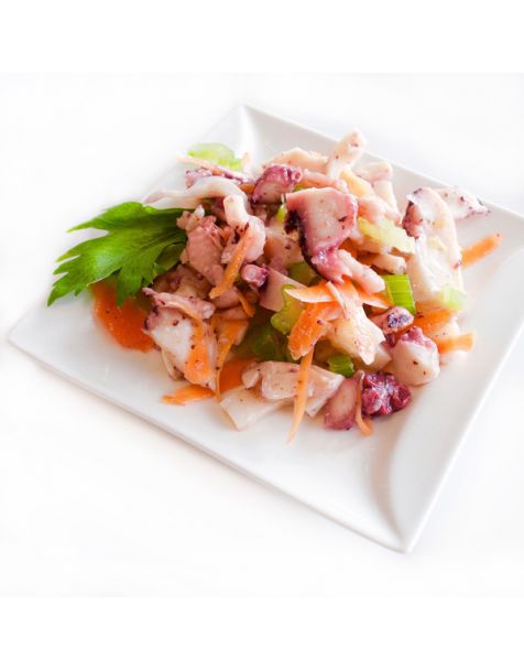 Insalata di mare con verdure